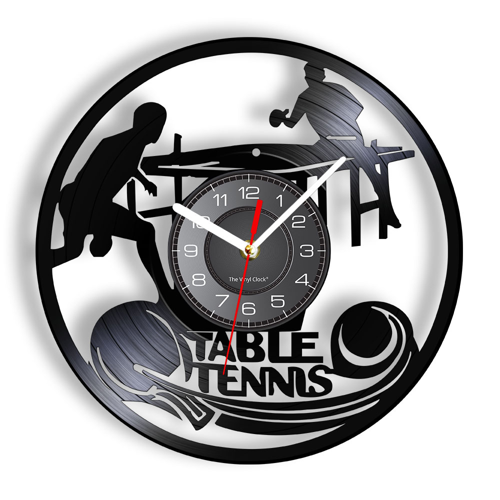 Table Tennis History - Table Tennis Wall Clock Table Tennis