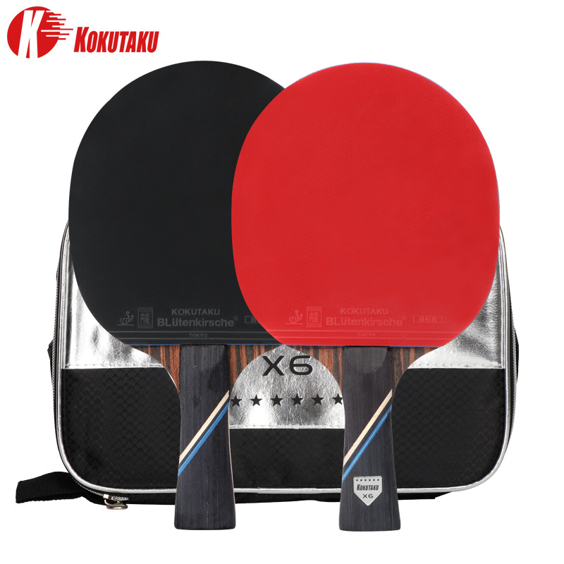 Table Tennis History - KOKUTAKU 2 Pcs 6 Star Ping