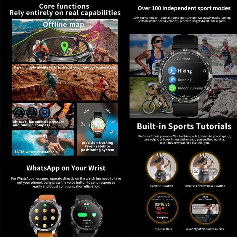 2026 New Men Smart Watch with  - Table Tennis World 评论和价格