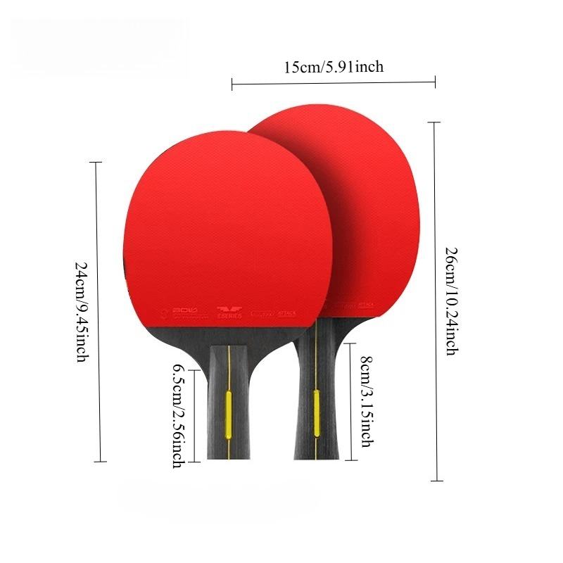 6‑Star Table Tennis Racket Set - Table Tennis History 评论和价格