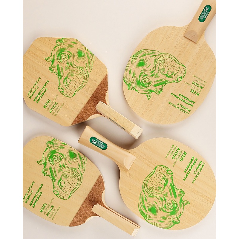 JEELS Green Hippo 1 Ply Ayous  - Table Tennis Table 评论和价格