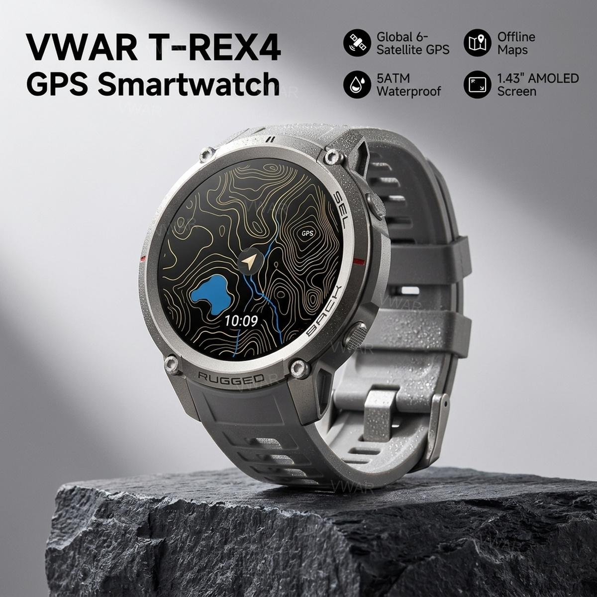T-REX 4 Offline Map Smart Watc - Table Tennis World 评论和价格