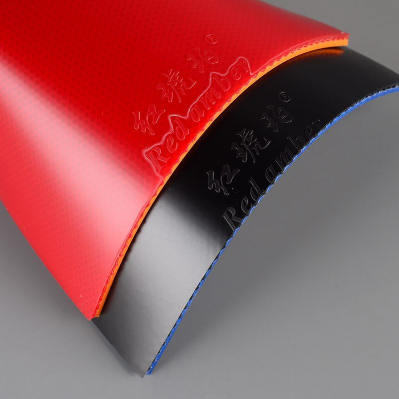 ●Red Amber Table Tennis Rubber - Table Tennis Rubber Anti Spin 评论和价格