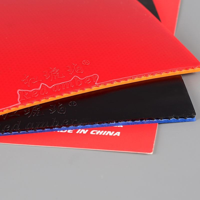●Red Amber Table Tennis Rubber - Table Tennis Rubber Anti Spin 评论和价格