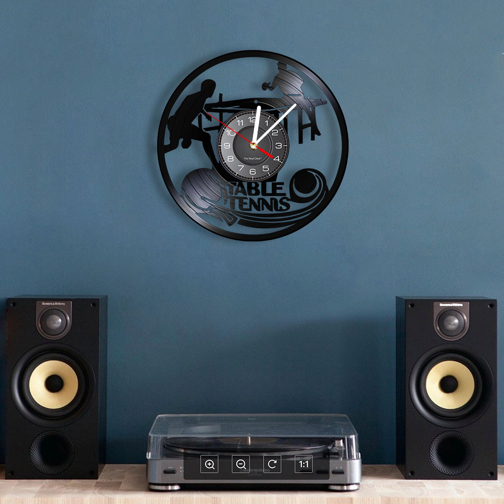 Table Tennis Wall Clock Table  - Table Tennis History 评论和价格