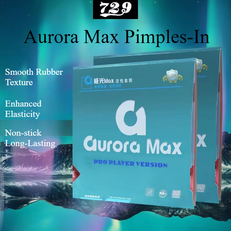 729 Friendship Aurora Max Tabl - Table Tennis Rubber Anti Spin 评论和价格
