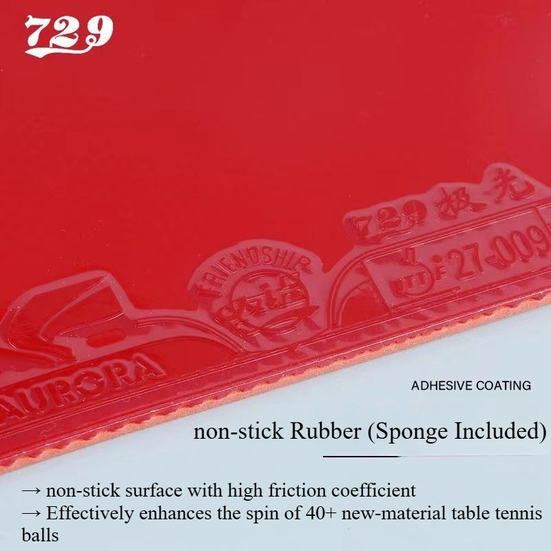729 Friendship Aurora Max Tabl - Table Tennis Rubber Anti Spin 评论和价格