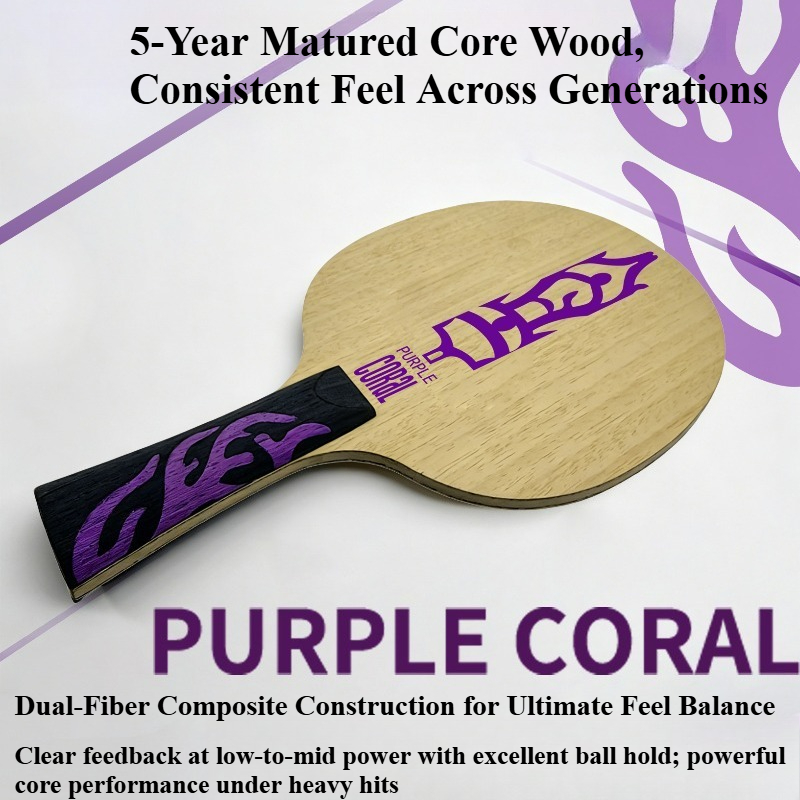 Meteor Purple Coral Table Tenn - Table Tennis Blades 评论和价格