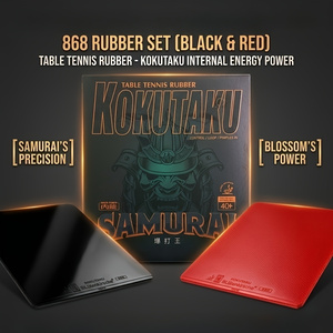 Kokutaku Sakura 868 Rubber Set - Table Tennis Rubber Anti Spin 评论和价格