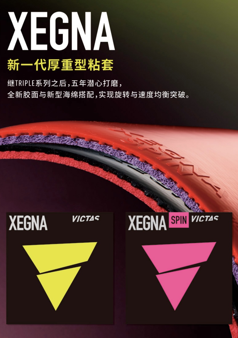 VICTAS  XEGNA SPIN /XEGNA - Table Tennis Rubber Anti Spin 评论和价格