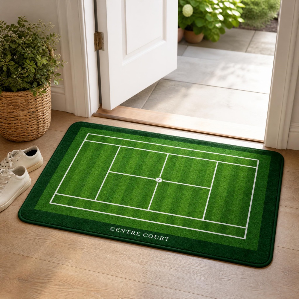 Green Grass Tennis Court Cryst - Table Tennis Footwork 评论和价格