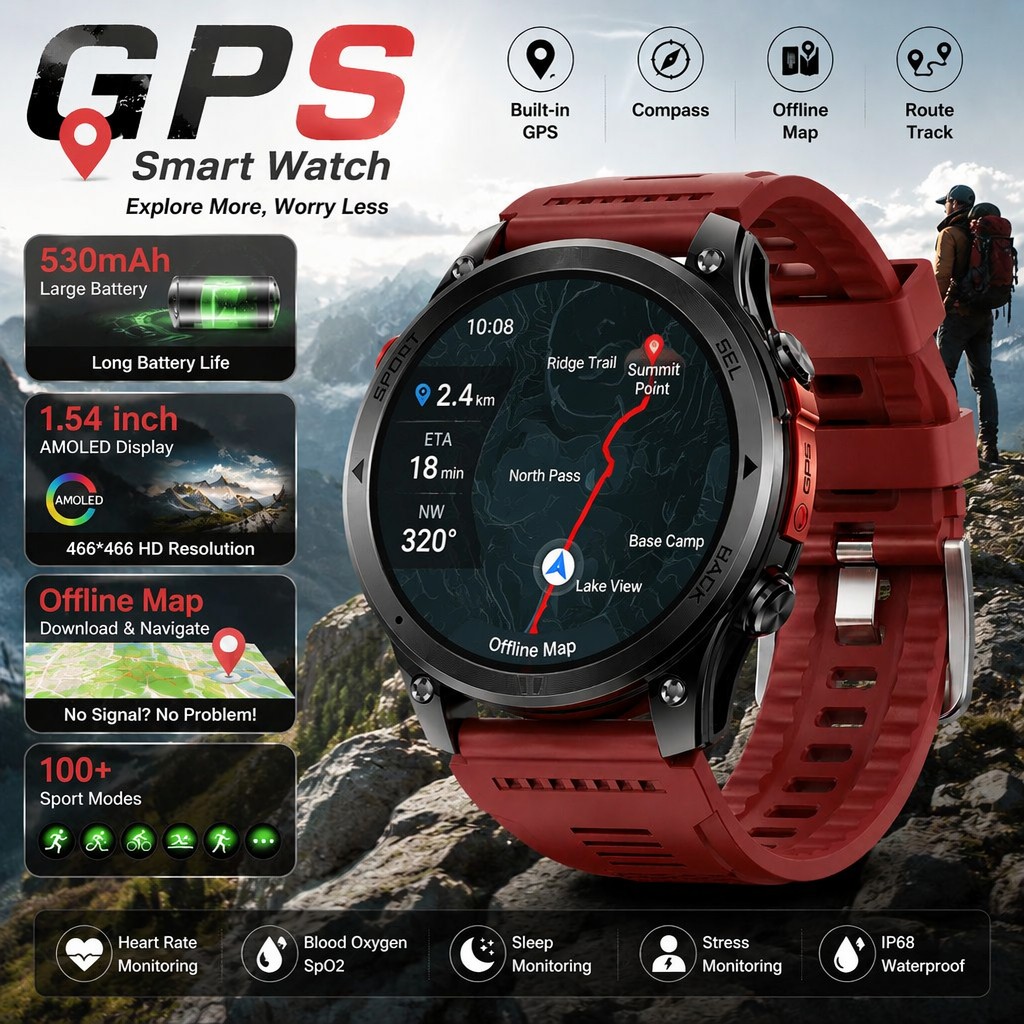 LIGE New GPS Path Tracker Smar - Table Tennis World 评论和价格